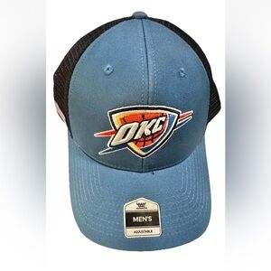 OKC Thunder Fan Favorite Mens Blue Oklahoma City Thunder Adjustable NBA Hat